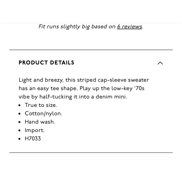 🍒BOGO🍒 Madewell Marin Sweater Tee in Stripe Retro Beige Pink - Picture 5 of 10